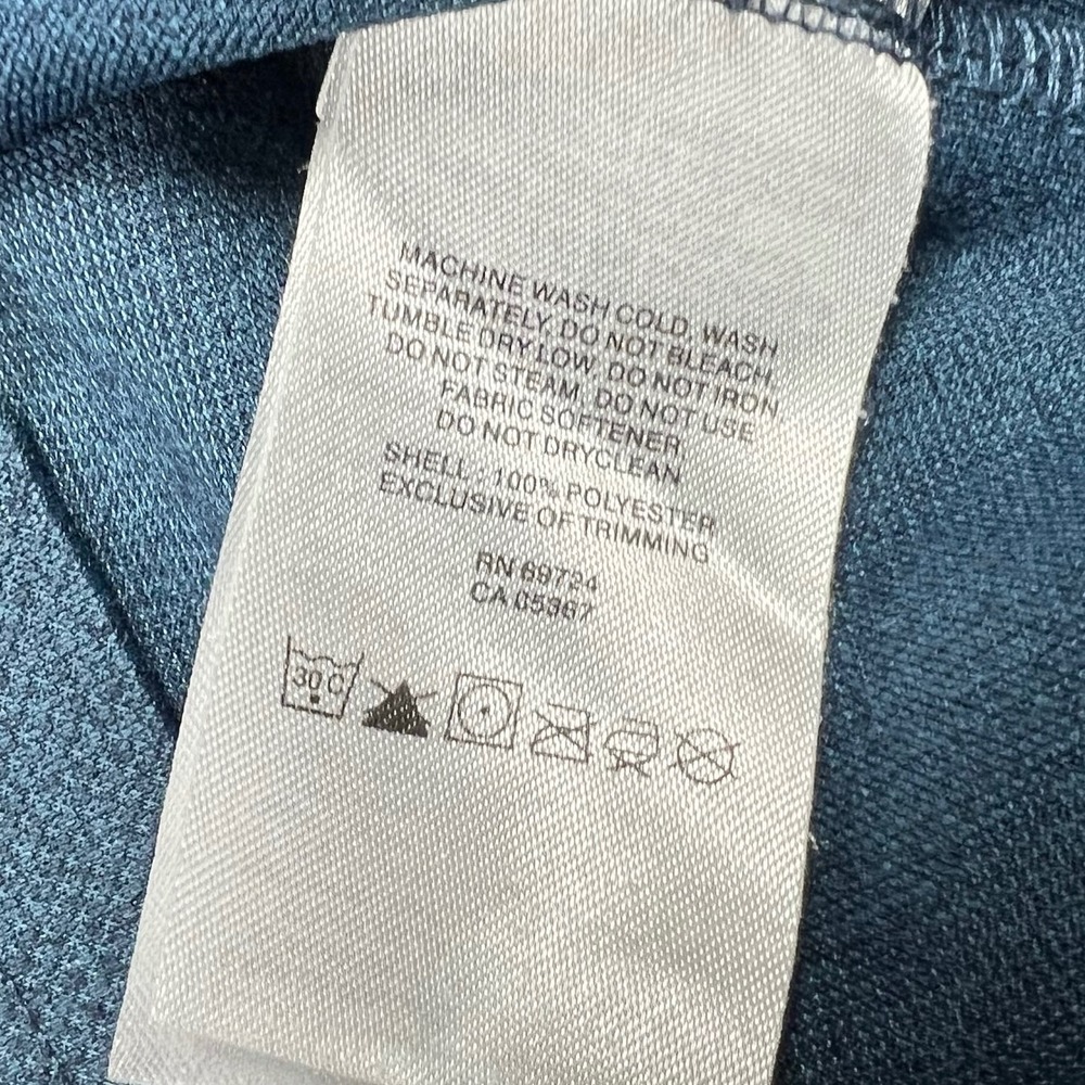 Columbia Mens Large Blue Heather AM6215 Omni-Shade Sun Protection Polo Shirt - Picture 5 of 11